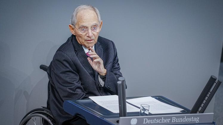 Wolfgang Schäuble letzte rede Bundestag