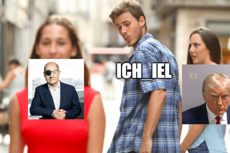 Olaf Scholz Augenklappe Memes